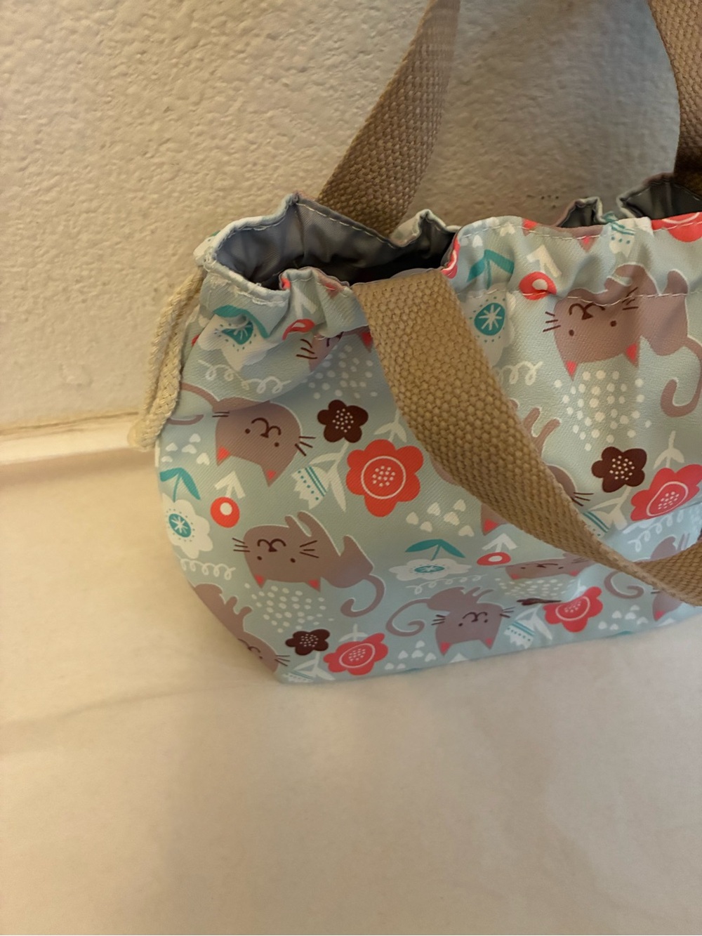 Cat drawstring bag - Picture 3 of 4